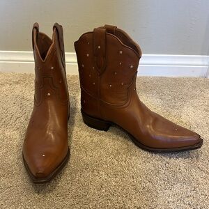Ranch Road Boots Presidio Short Cognac Size 10